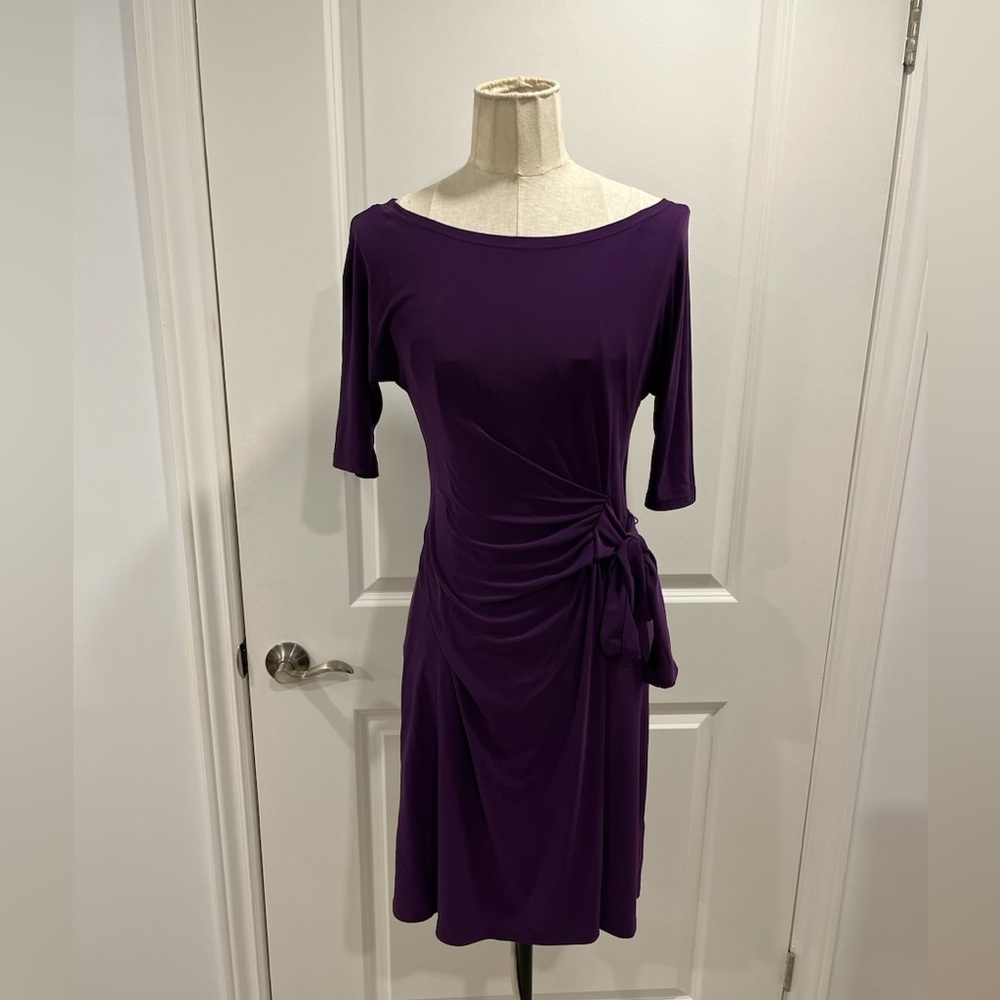 Vintage Jacob purple jersey dress xs